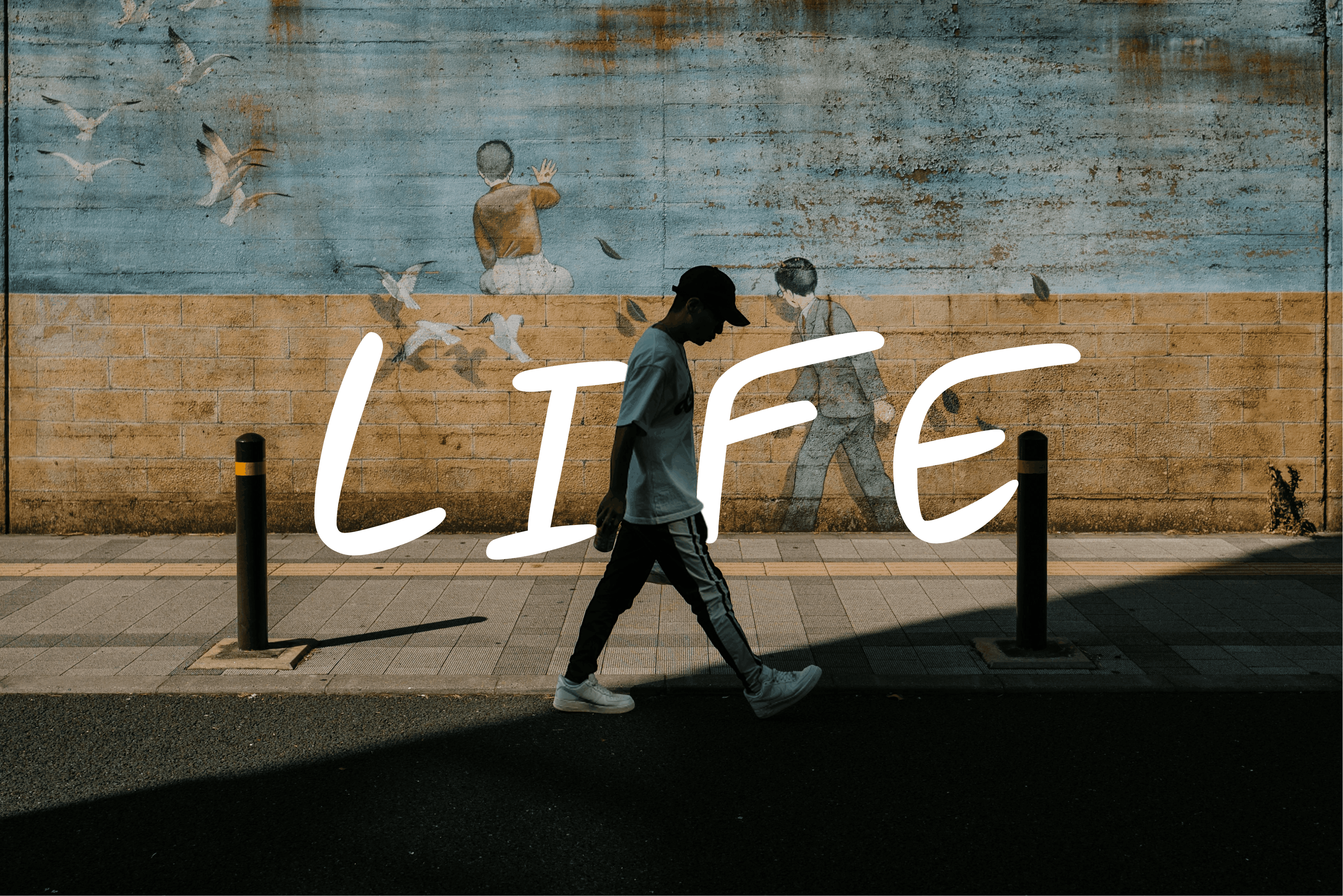 Text-behind-subject effect applied